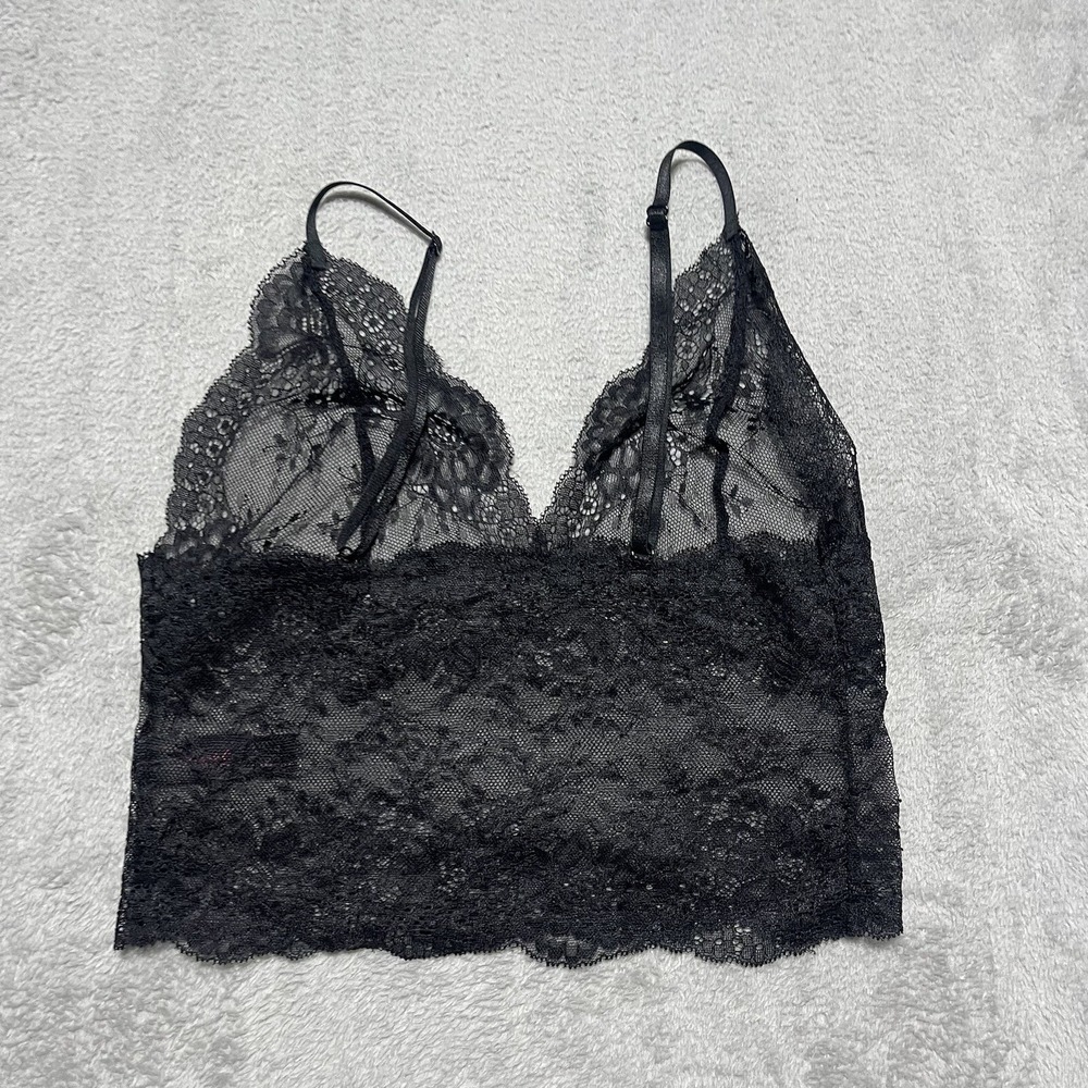 Fredricks Of Hollywood Cami Womens Small Black Lace Sheer Sexy - Picture 5 of 6